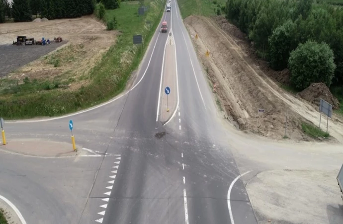 {Generalna Dyrekcja Dróg Krajowych i Autostrad informuje o zmianie organizacji ruchu na wyjeździe z Olsztyna w stronę Barczewa.}